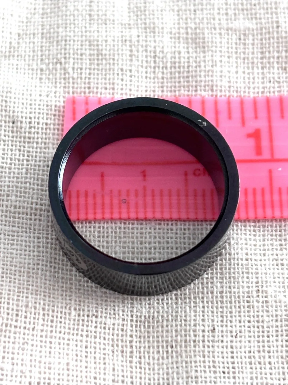 Black and Silver Tribal Pattern Modern Metal Ring